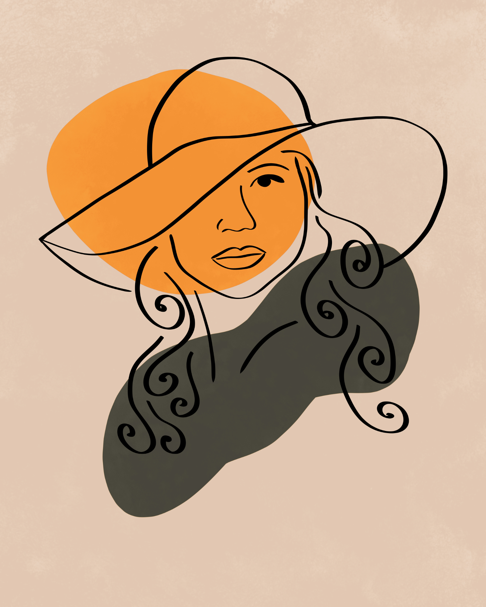 Lady with hat 17
