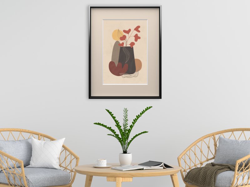 Minimalist still life with a vase 6