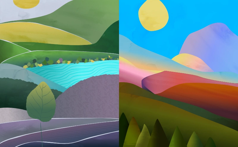 Week 37-2022: abstract landscapes
