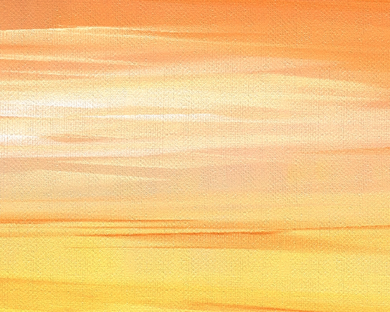 Flying low ocean at sunset detail 6