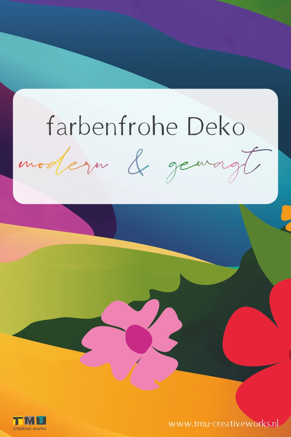 Farbenfrohe Deko: Mit Kunst dekorieren