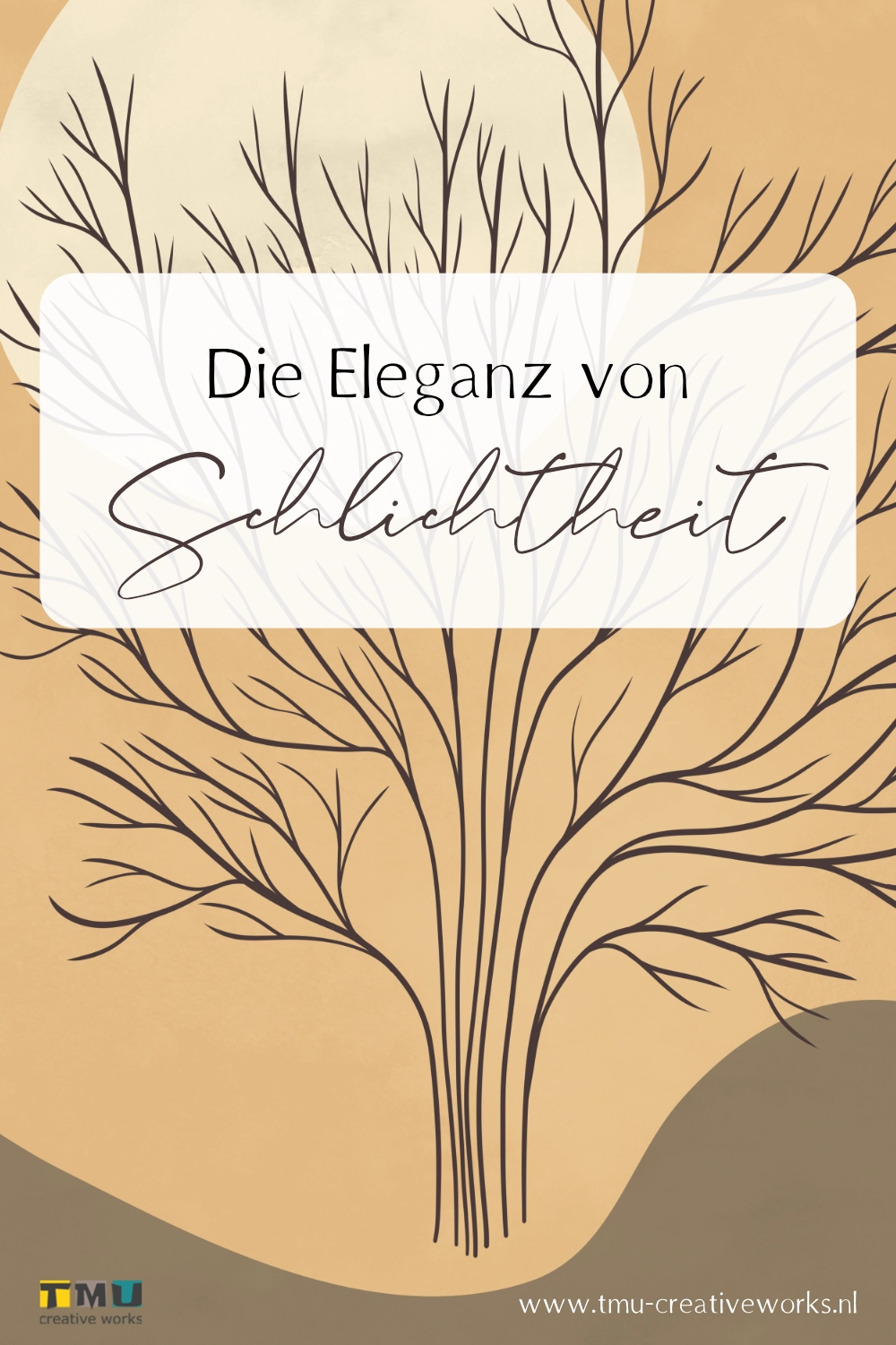 Die Eleganz von Schlichtheit in minimalistischen Landschaftsillustrationen