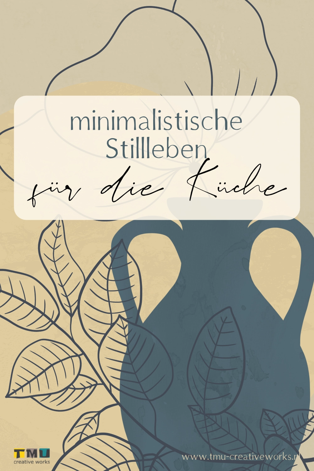 Minimalistische Stillleben für die Küche
