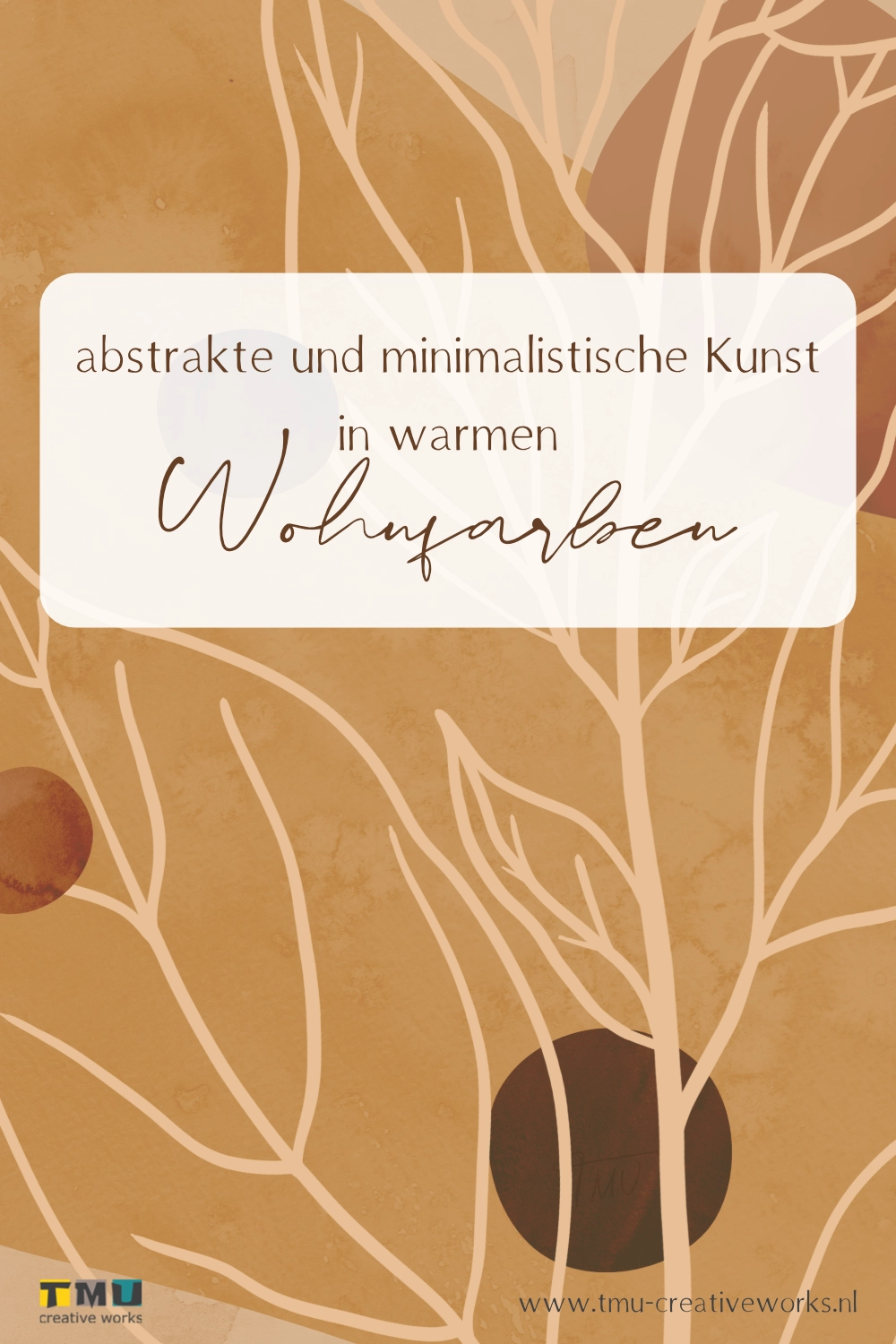 abstrakte und minimalistische kunst in warmen wohnfarben neu