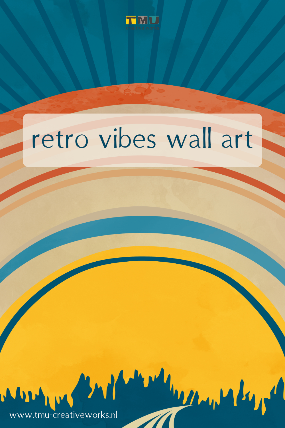Retro vibes wall art