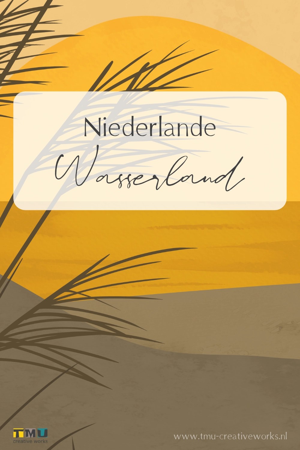 Niederlande Wasserland - Inspiration für minimalistische Illustrationen